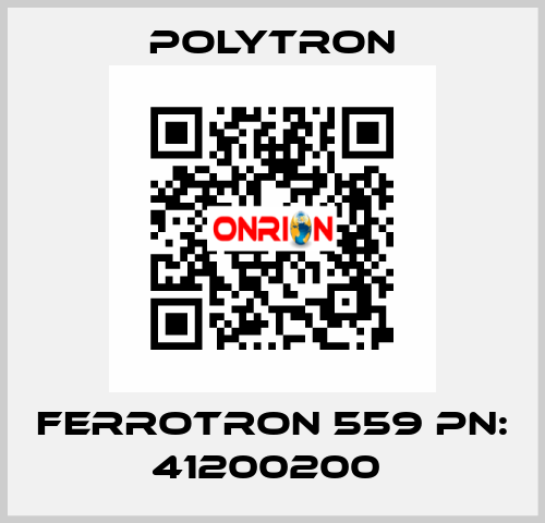 Ferrotron 559 PN: 41200200  Polytron