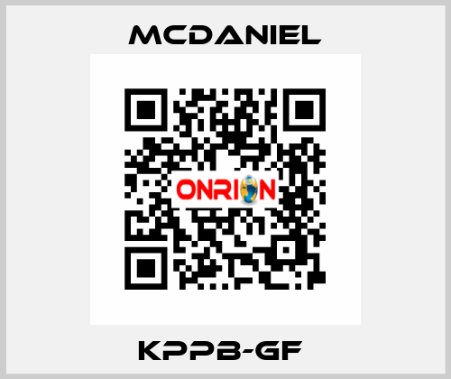 KPPB-GF  McDANIEL