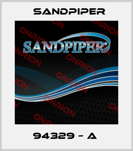 94329 – A  Sandpiper