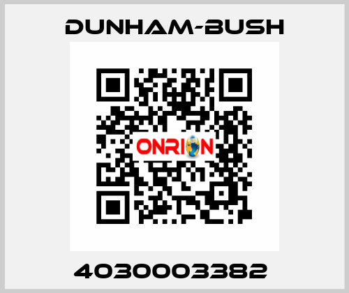 4030003382  Dunham-Bush
