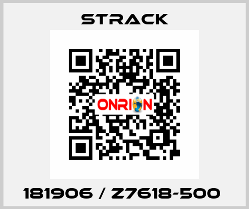 181906 / Z7618-500  Strack