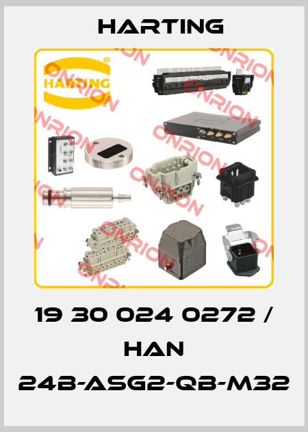 19 30 024 0272 / Han 24B-asg2-QB-M32 Harting