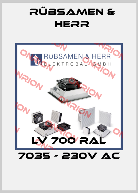 LV 700 RAL 7035 - 230V AC Rübsamen & Herr