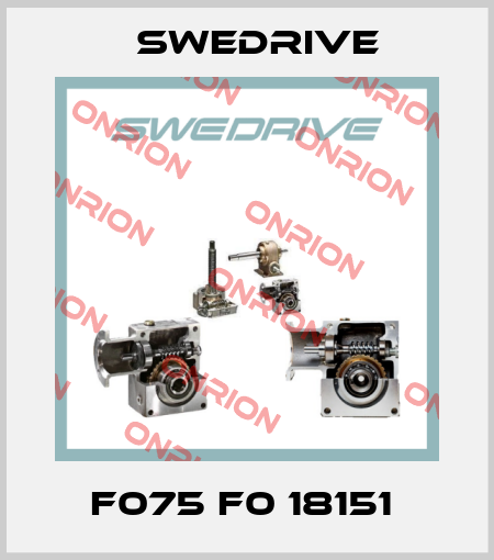 F075 F0 18151  Swedrive