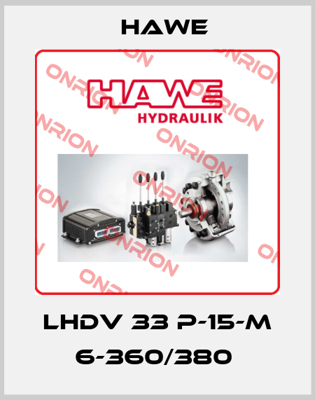 LHDV 33 P-15-M 6-360/380  Hawe