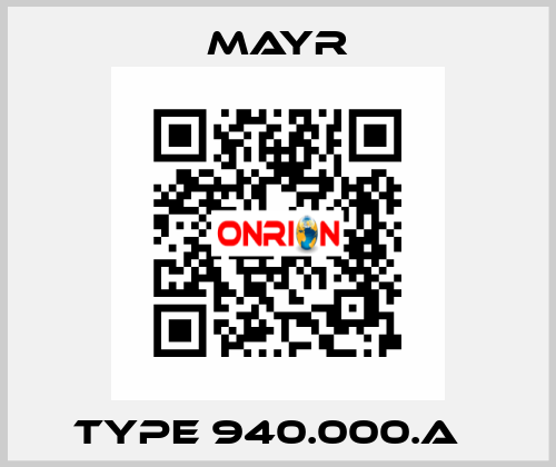 Type 940.000.A   Mayr