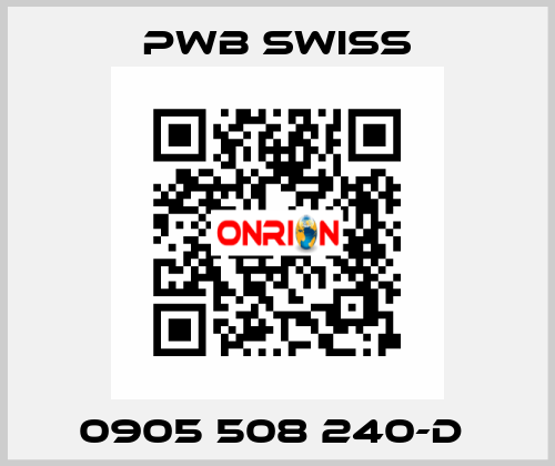 0905 508 240-D  PWB Swiss