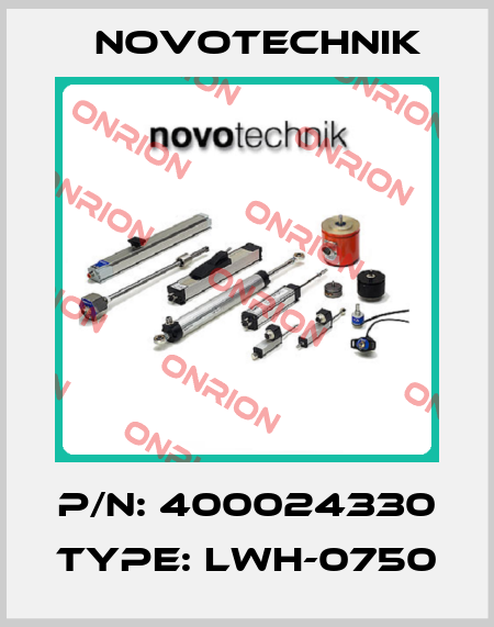 P/N: 400024330 Type: LWH-0750 Novotechnik