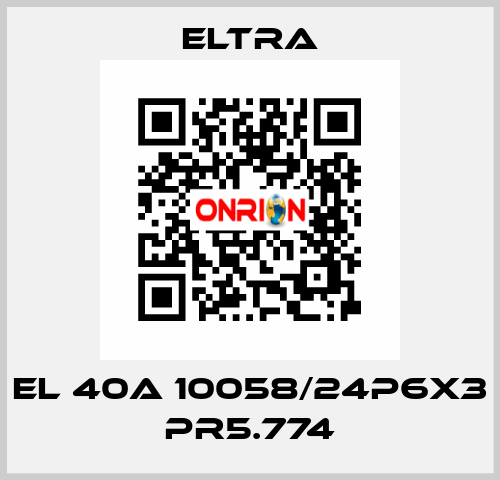 EL 40A 10058/24P6X3 PR5.774 Eltra