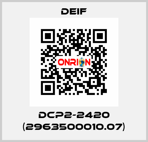 DCP2-2420 (2963500010.07) Deif