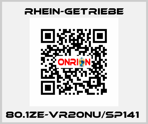 80.1ZE-VR20NU/SP141  Rhein-Getriebe