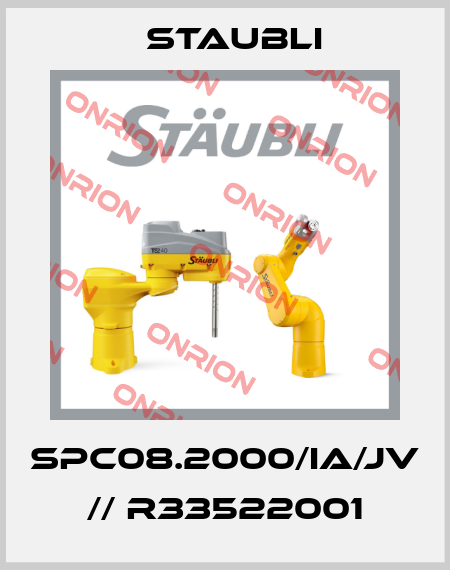 SPC08.2000/IA/JV // R33522001 Staubli