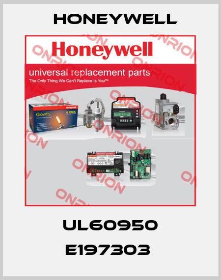 UL60950 E197303  Honeywell