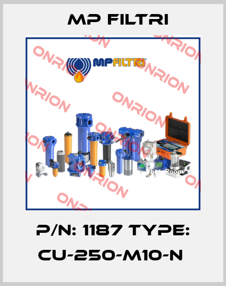 P/N: 1187 Type: CU-250-M10-N  MP Filtri