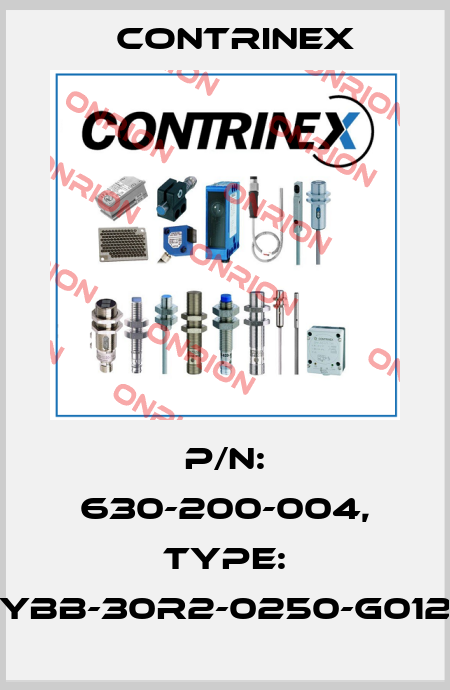 p/n: 630-200-004, Type: YBB-30R2-0250-G012 Contrinex