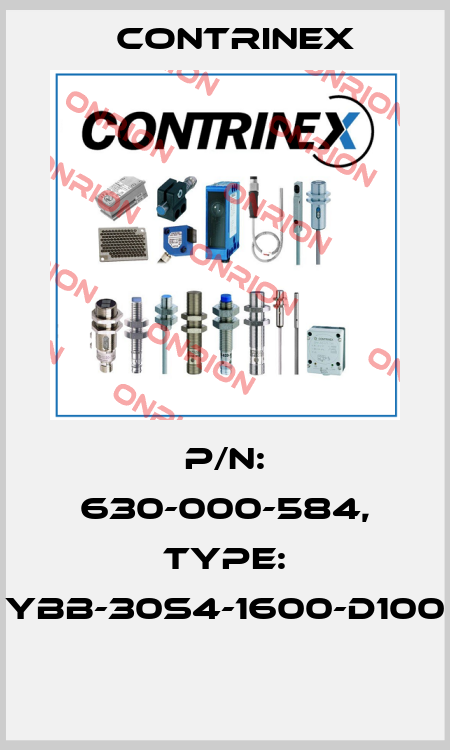 P/N: 630-000-584, Type: YBB-30S4-1600-D100  Contrinex