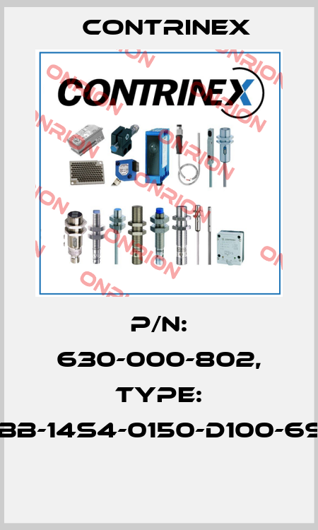 P/N: 630-000-802, Type: YBB-14S4-0150-D100-69K  Contrinex