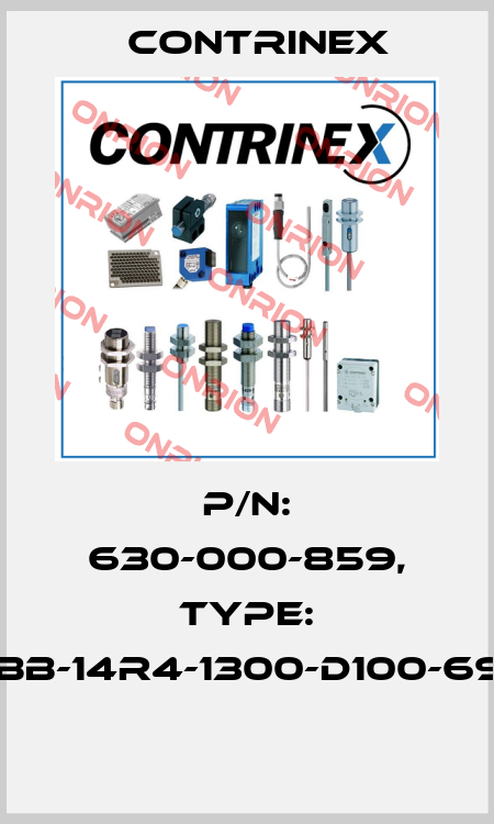 P/N: 630-000-859, Type: YBB-14R4-1300-D100-69K  Contrinex
