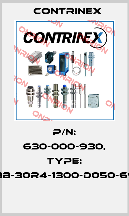 P/N: 630-000-930, Type: YBB-30R4-1300-D050-69K  Contrinex
