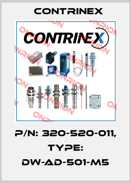 p/n: 320-520-011, Type: DW-AD-501-M5 Contrinex