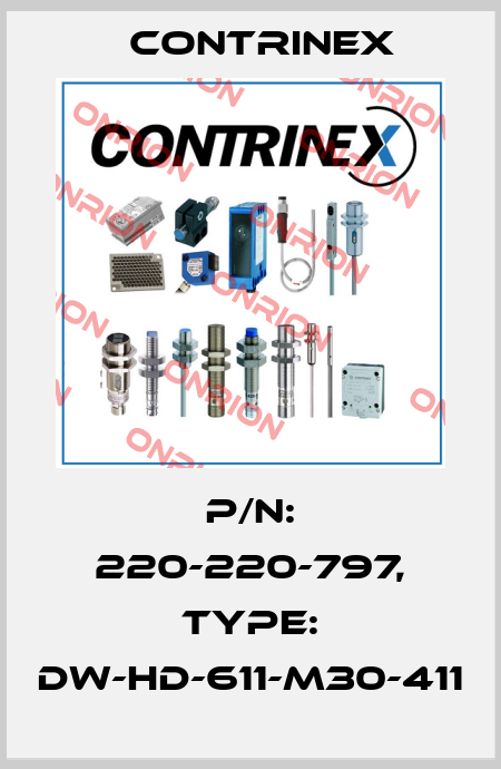 p/n: 220-220-797, Type: DW-HD-611-M30-411 Contrinex