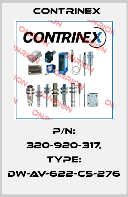 p/n: 320-920-317, Type: DW-AV-622-C5-276 Contrinex