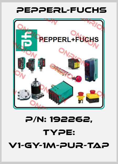 p/n: 192262, Type: V1-GY-1M-PUR-TAP Pepperl-Fuchs