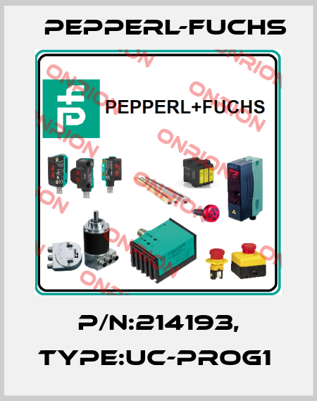 P/N:214193, Type:UC-PROG1  Pepperl-Fuchs