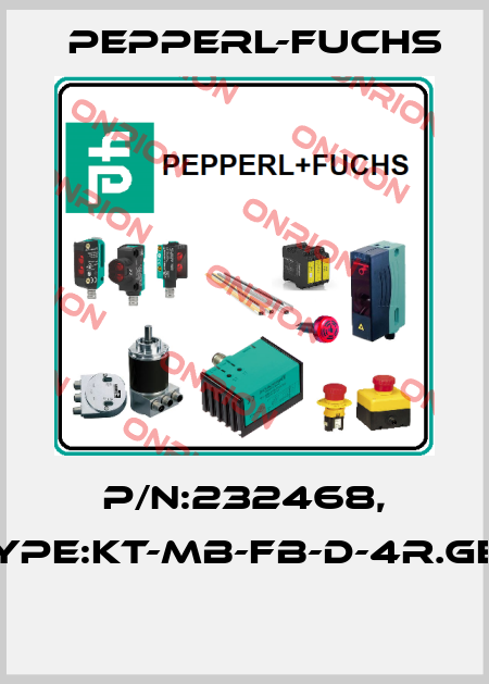 P/N:232468, Type:KT-MB-FB-D-4R.GEN  Pepperl-Fuchs