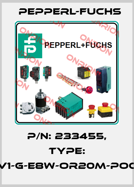 p/n: 233455, Type: V1-G-E8W-OR20M-POC Pepperl-Fuchs