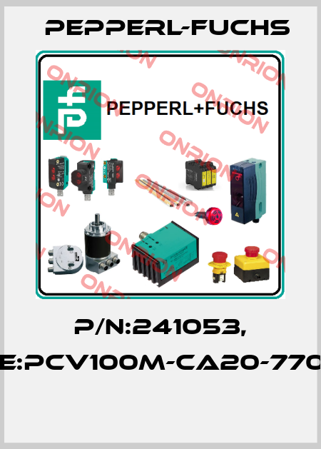 P/N:241053, Type:PCV100M-CA20-770000  Pepperl-Fuchs