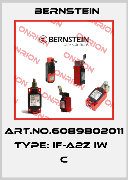 Art.No.6089802011 Type: IF-A2Z IW                    C Bernstein