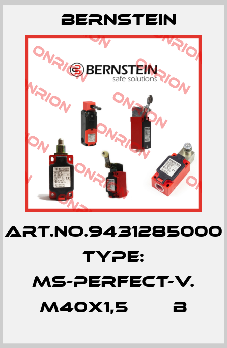 Art.No.9431285000 Type: MS-PERFECT-V. M40X1,5        B Bernstein