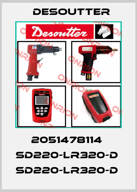 2051478114  SD220-LR320-D  SD220-LR320-D  Desoutter