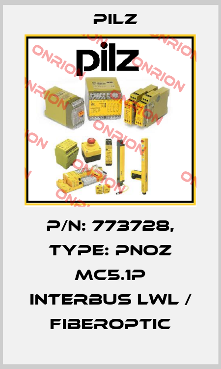 p/n: 773728, Type: PNOZ mc5.1p Interbus LWL / Fiberoptic Pilz
