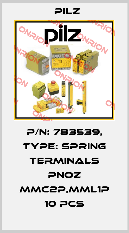 p/n: 783539, Type: Spring terminals PNOZ mmc2p,mml1p 10 pcs Pilz