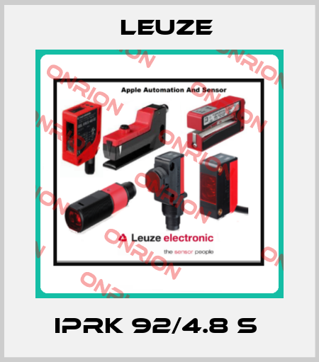 IPRK 92/4.8 S  Leuze