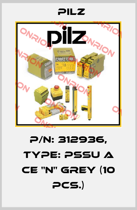 p/n: 312936, Type: PSSu A CE "N" grey (10 pcs.) Pilz