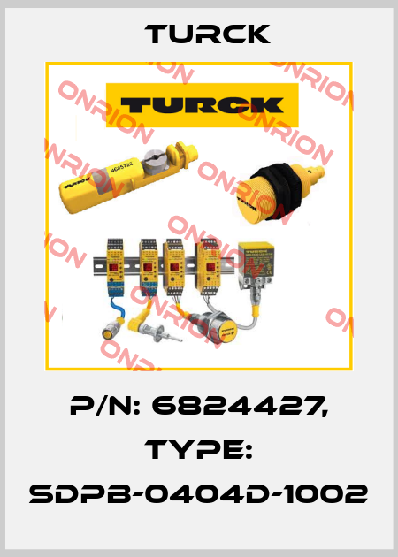 p/n: 6824427, Type: SDPB-0404D-1002 Turck