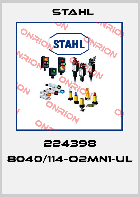 224398 8040/114-O2MN1-UL  Stahl
