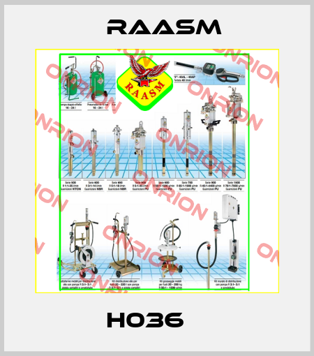 H036    Raasm