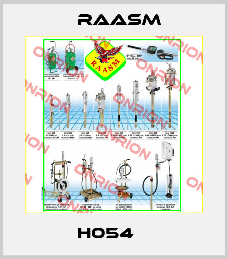 H054    Raasm