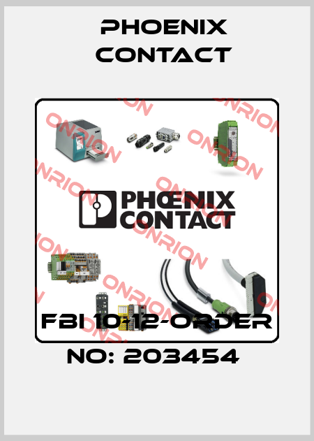 FBI 10-12-ORDER NO: 203454  Phoenix Contact