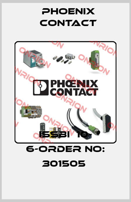 ISSBI  10- 6-ORDER NO: 301505  Phoenix Contact