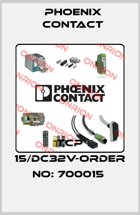 TCP 15/DC32V-ORDER NO: 700015  Phoenix Contact