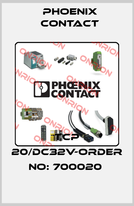 TCP 20/DC32V-ORDER NO: 700020  Phoenix Contact