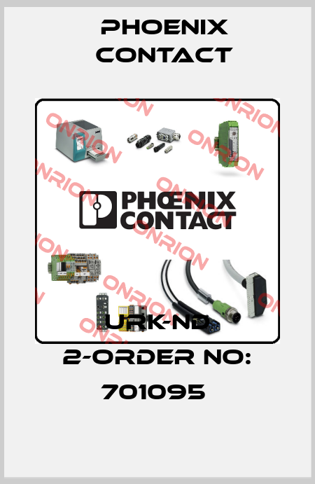 URK-ND 2-ORDER NO: 701095  Phoenix Contact