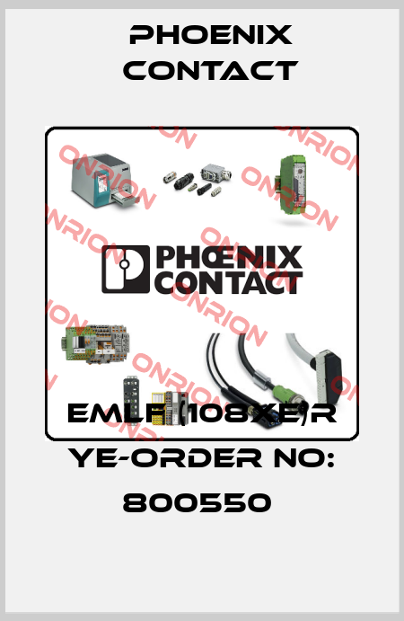 EMLF (108XE)R YE-ORDER NO: 800550  Phoenix Contact