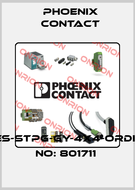 CES-STPG-GY-4X4-ORDER NO: 801711  Phoenix Contact