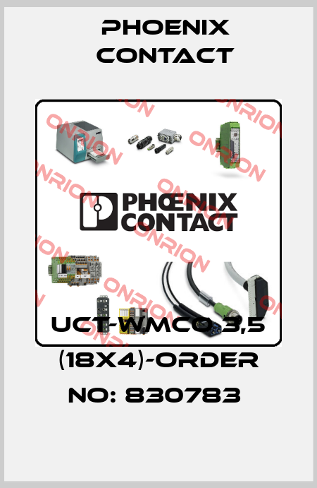UCT-WMCO 3,5 (18X4)-ORDER NO: 830783  Phoenix Contact